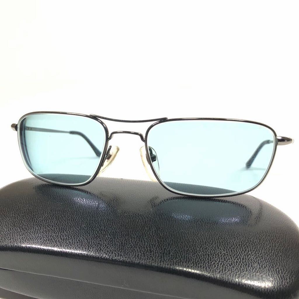 【レイバン】本物 Ray-Ban サングラス ORBS チタン TITANIUM シルバー色系×グレー RB8018 度入り メンズ レディース イタリア製 送料520円_画像4