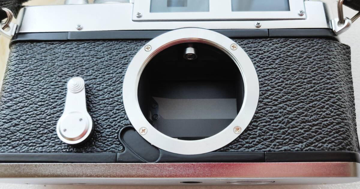 【ジャンク】安原製作所 安原一式 T981 ボディ レンジファインダー フィルムカメラ / Leica ライカ ボディキャップつき_画像8