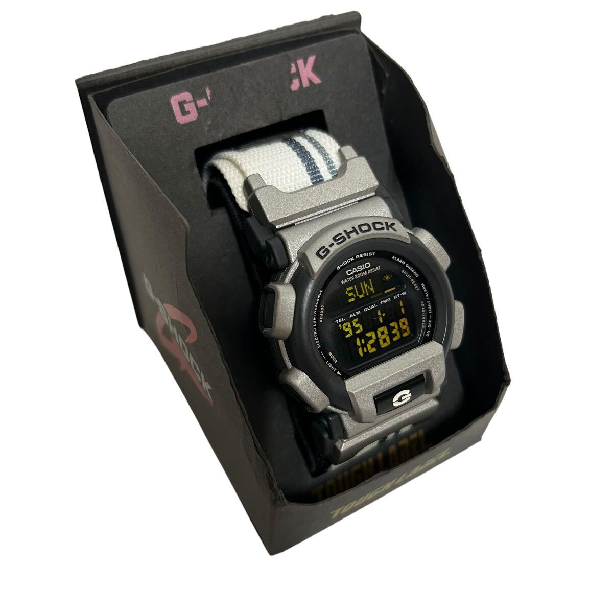 G-SHOCK メンズ腕時計 CACIO カシオ DW-003 1661 箱有 TOUGH LABEL QZデジタル文字盤 Gショック B-T-EC03-3_画像1