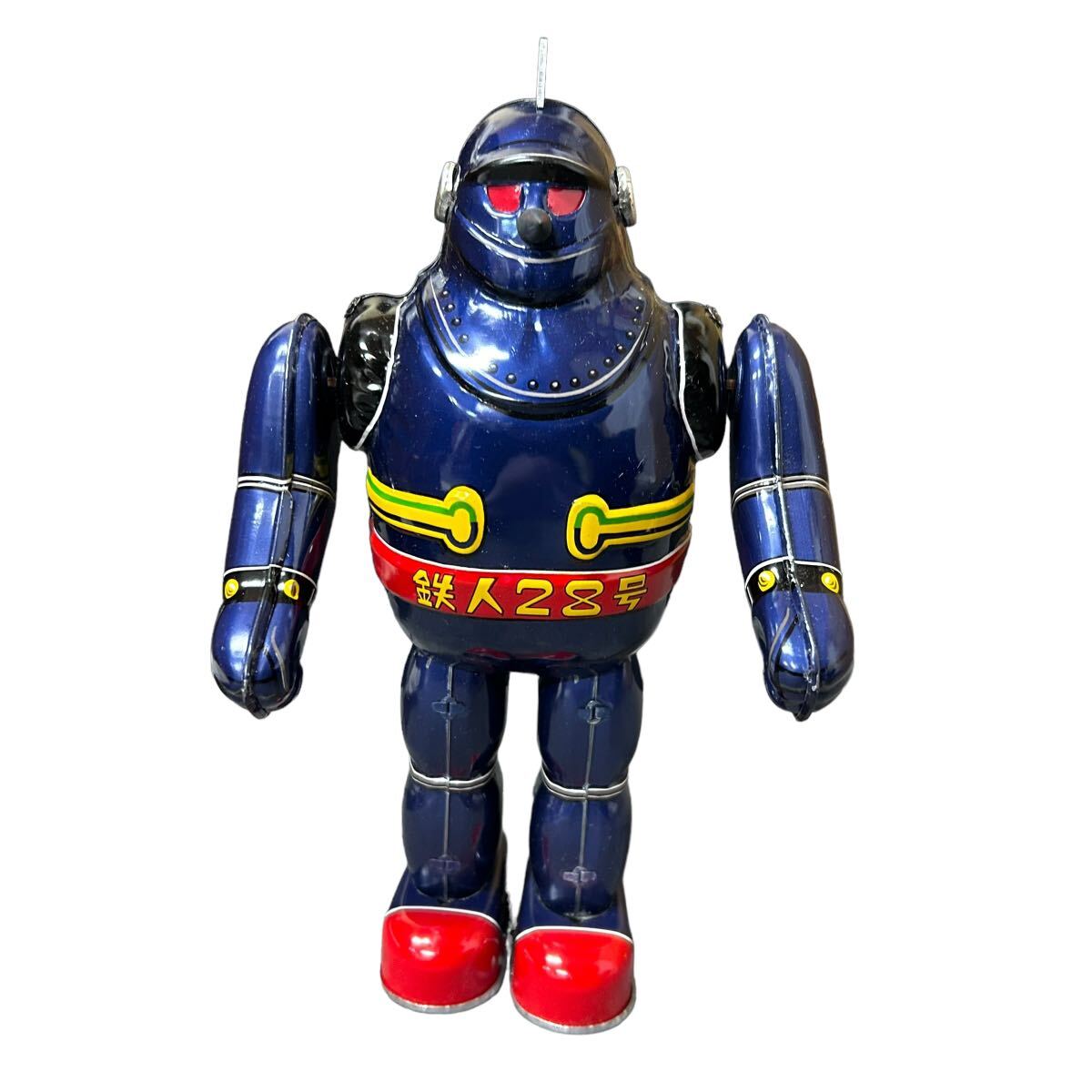  Tetsujin 28 номер жестяная пластина электрический дистанционное управление bili талон association свет production BILLIKEN голубой фигурка игрушка 