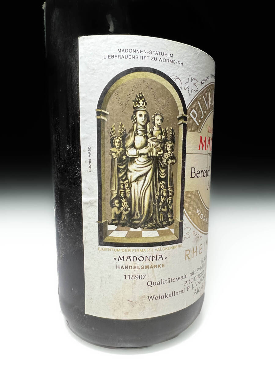 ■古いマドンナ 1988年 AUSLESE MADONNA RHEINHESSENドイツワイン アウスレーゼ 古酒旧酒従価特級オールドボトルの画像5