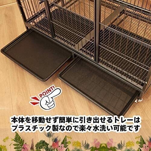  juridical person free shipping private person stop in business office cage super large dog 3L 125×81×96cm large dog pet cage roof attaching cage gauge BD480