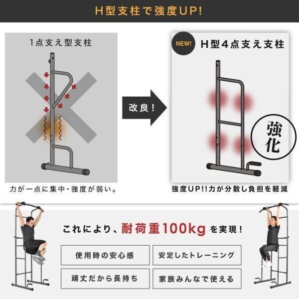 ぶら下がり健康器 懸垂マシン 懸垂 筋トレ マルチジム トレーニング 腹筋 腰痛 ダイエット強化改良版 健康器具 懸垂 懸垂マシン BD230_画像9