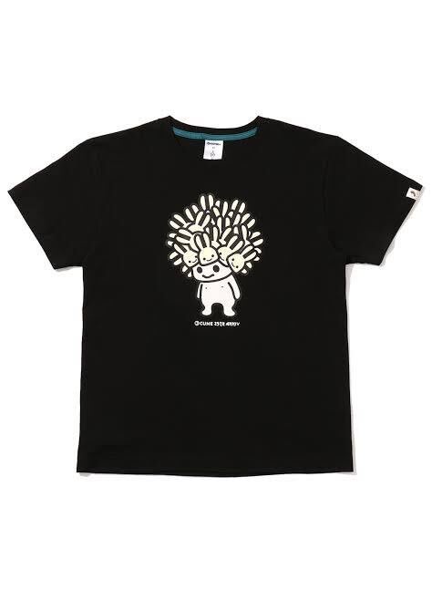 CUNE】25周年限定Tシャツ 25個さま XL キューン うさぎ プリント CUNE】25周年限定Tシャツ 25個さま XL キューン うさぎ プリント