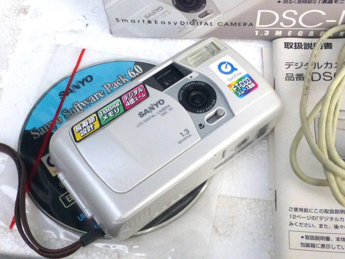 ◆ SANYO コンパクトデジタルカメラ DSC-R1 LCD DIGITAL CAMERA デジカメの画像2