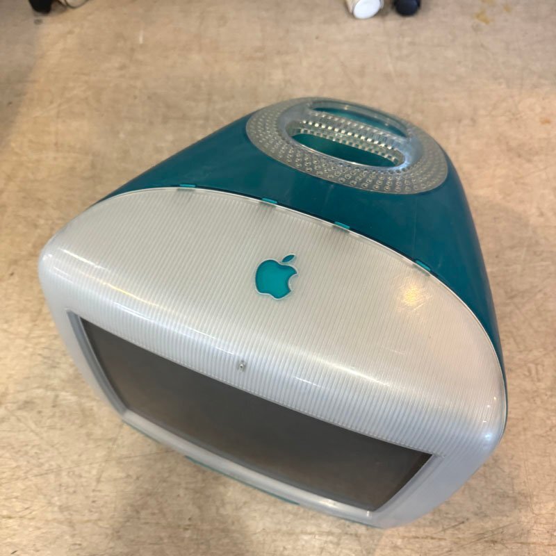 ジャンク●apple アップル imac M5521●デスクトップ レトロPC ブルー系 付属品無し 動作未確認 現状品 中古 札幌_画像2