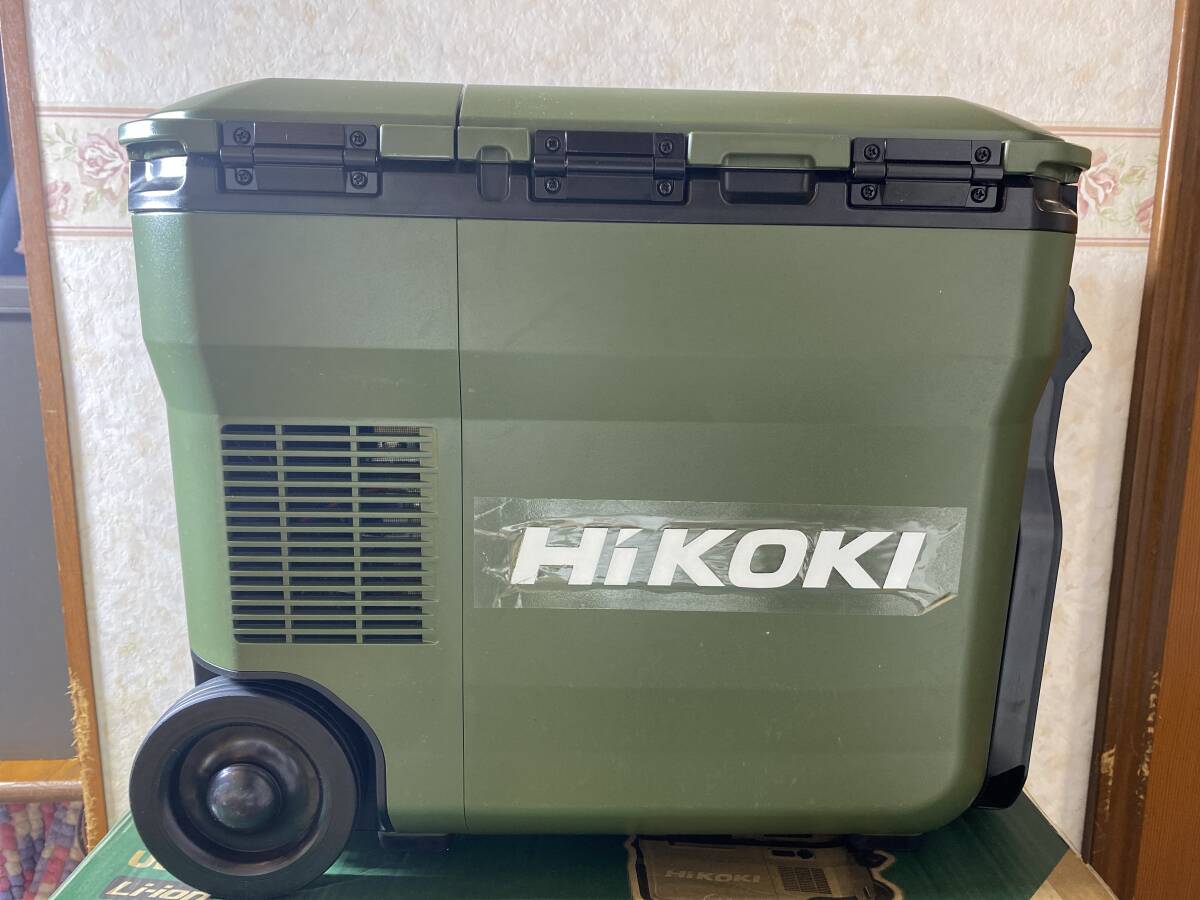 1円〜中古品 ハイコーキHiKOKI コードレス冷温庫 UL 18DCフォレストグリーン マルチボルト工機ホールディングス+オマケ 本体のみ 検)マキタ