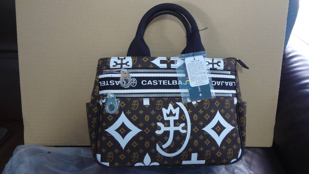 * new goods / unused goods,, Castelbajac, limitation color ( chocolate / tea ), Mini tote bag, tote bag 