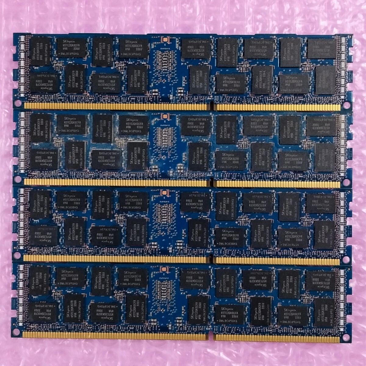 【動作確認済】SK Hynix DDR3-1333 計32GB (8GB×4枚セット) PC3L-10600R ECC Registered RIMM メモリ / IBM純正_画像2