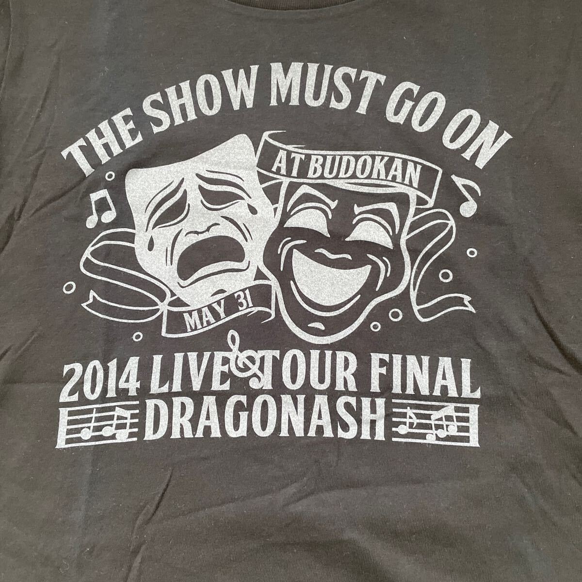 ドラゴンアッシュ Tシャツ DRAGONASH 2014 LIVE TOUR AT BUDOKAN バンドTシャDragonAsh 武道館 オフィシャルTシャツ ツアーTシャツ降谷建志_画像2