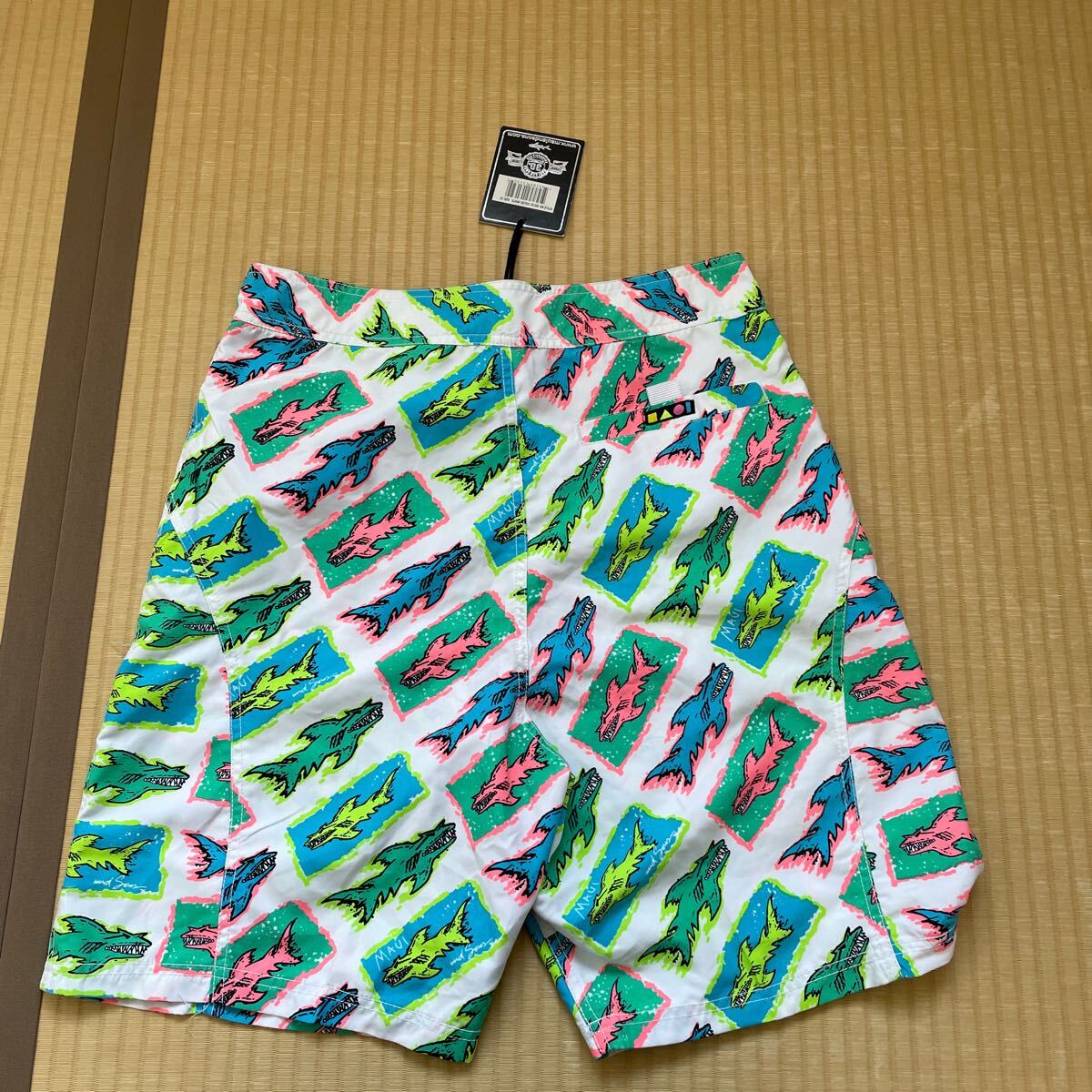 MAUI and SOnS ショートパンツ マウイアンドサンズ サーフ ショーツ 水陸両用 総柄ハーフパンツ 短パン maui&sons 総柄 スイムショーツ_画像5