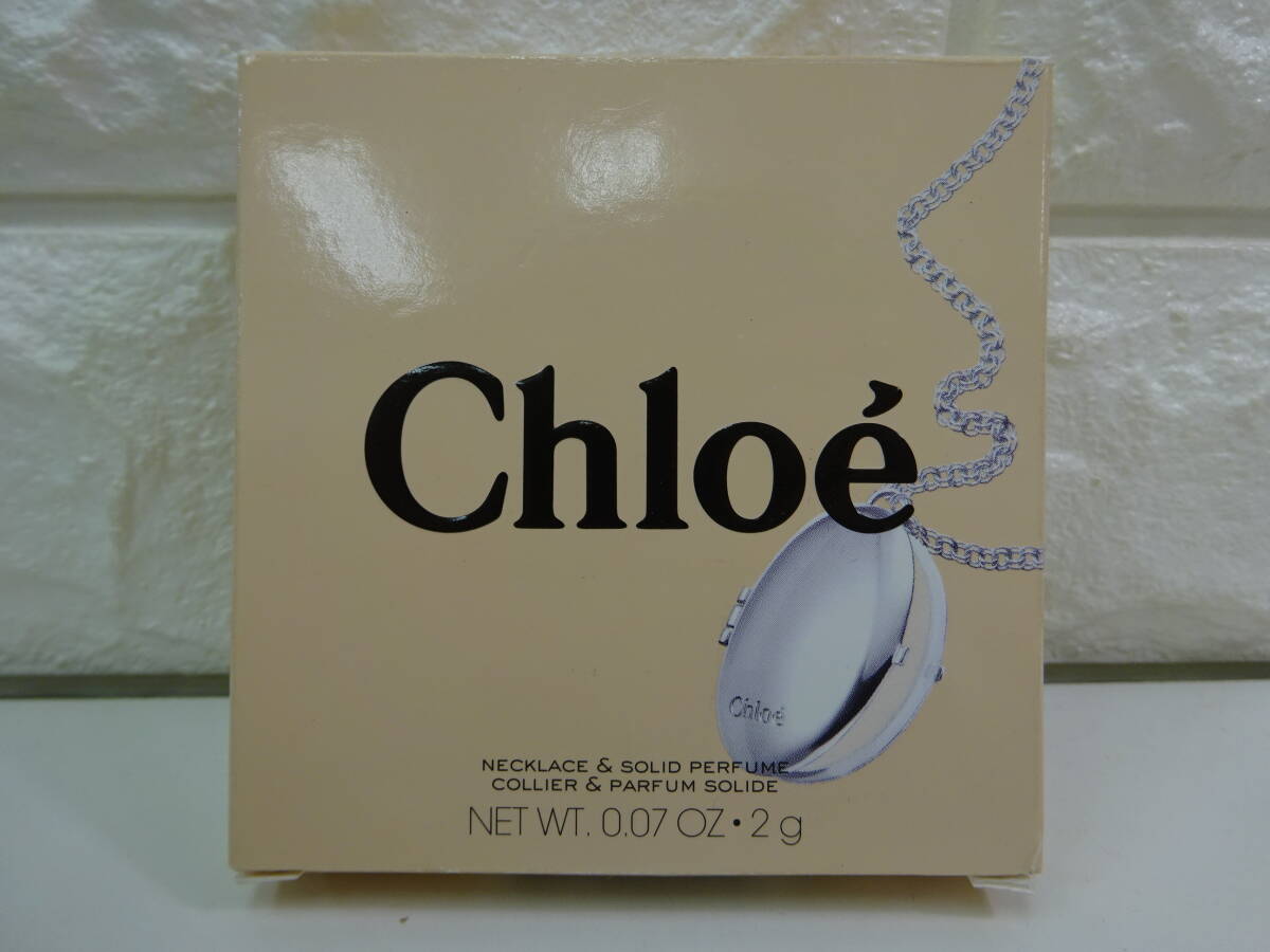 chloe Chloe NECKLACE & SOLID PERFUME колье solid пуховка .-m2g 065M-03