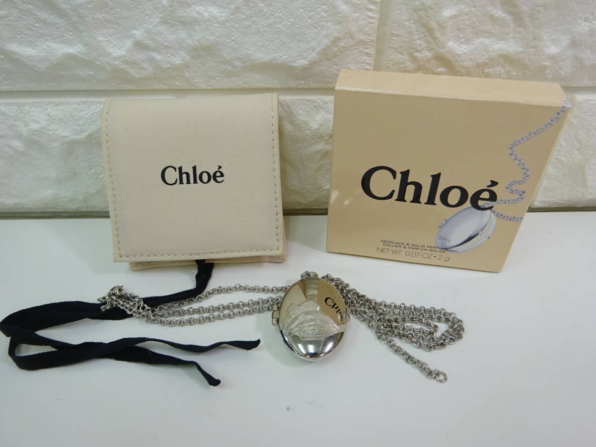 chloe Chloe NECKLACE & SOLID PERFUME колье solid пуховка .-m2g 065M-03