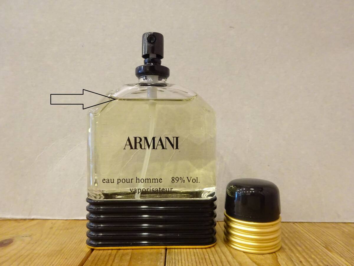 ARMANI eau pour homme アルマーニ プールオム オードトワレ EDT ナチュラルスプレー 100ml 香水 064M-03_画像2