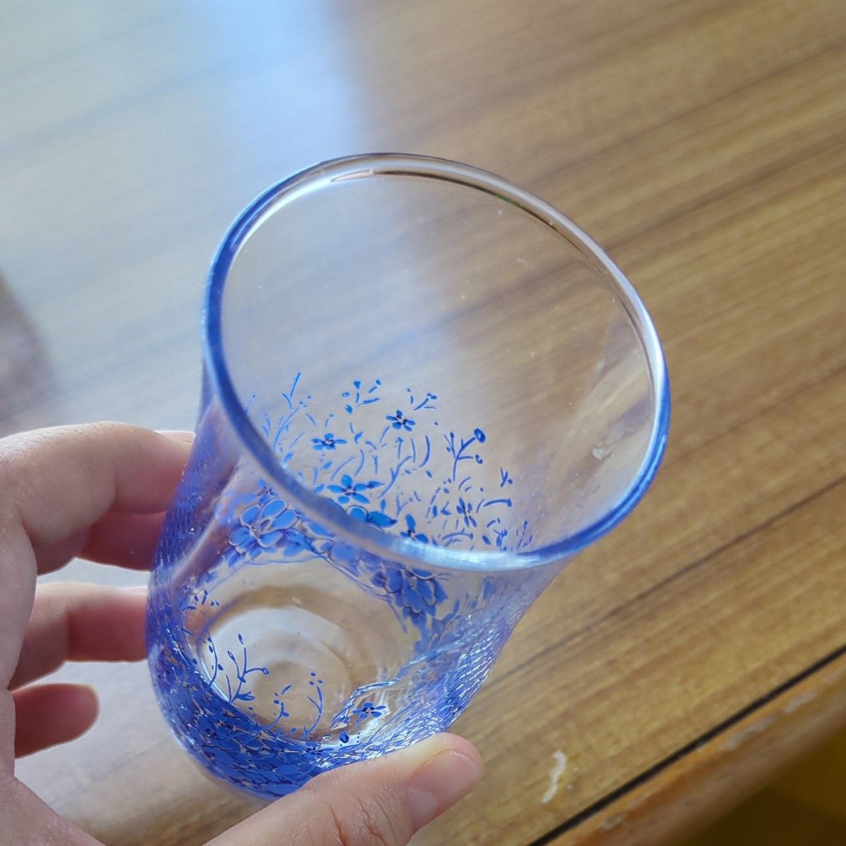 グラス 6個セット 花柄 昭和レトロ アンティーク クリスタル タンブラーグラス コップ カットグラス 食器