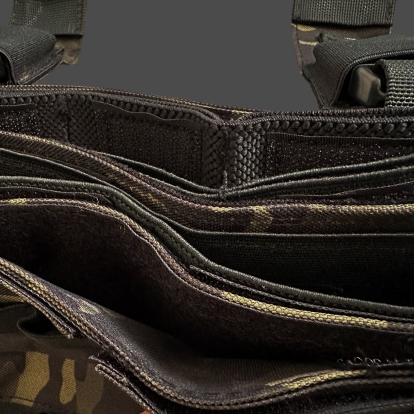 チェストリグ MK3型 高品質 マルチカムブラック マガジンポーチ サバゲー サバイバルゲーム 弾納 弾帯 個人装備 訓練 自衛隊 米軍 PMC 陸自の画像5