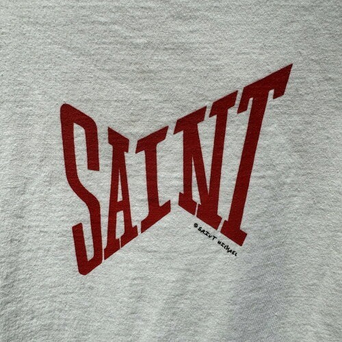 SAINT MICHAEL 21ss S/S LOGO TEE SM-S21-0000-008 Mサイズ セントマイケル ロゴ 半袖Tシャツ_画像3