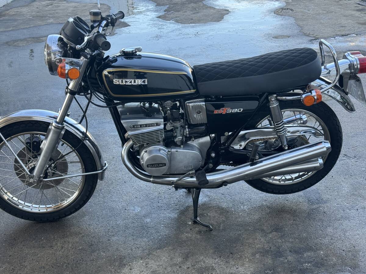 SUZUKI GT380 サンパチ とても綺麗！！ステンレスホイール！！旧車絶版車 逆輸入車 , 実動車 動画あり, スズキ　GS400、GS450_画像2