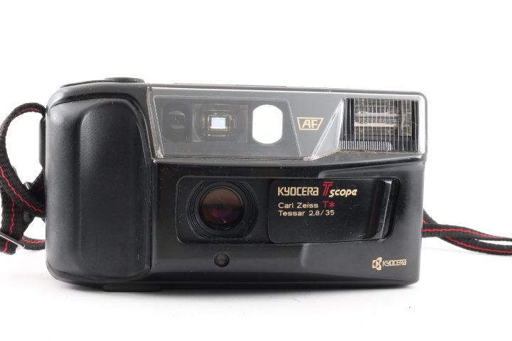 ★希少品★ KYOCERA T SCOPE CARL ZEISS 35mm F2.8 コンパクトカメラ フィルムカメラ 京セラの画像2