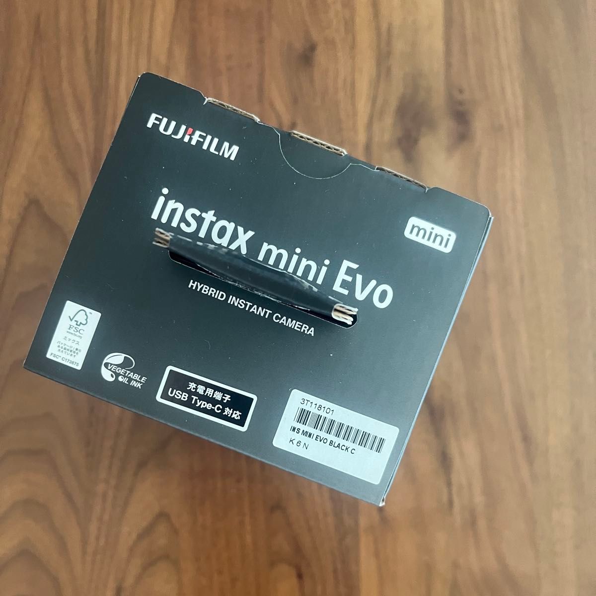 フジフイルム インスタントカメラ instax mini Evo 「チェキ」ブラック