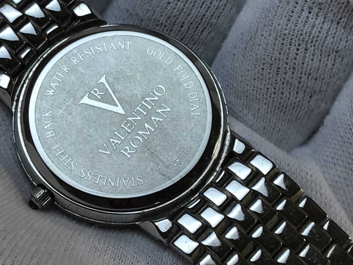 腕時計　valentino　roman　VR-110　gold　fold　dial　バレンチノ_画像3