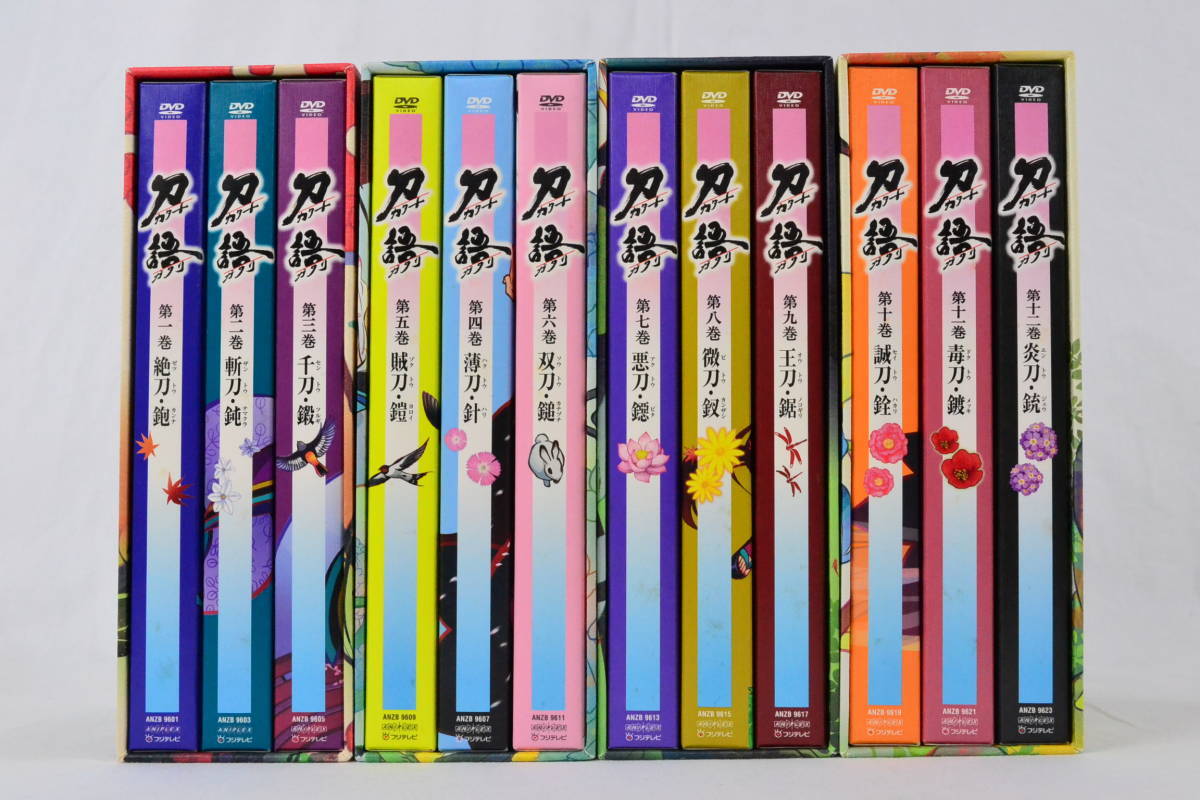 DVD全巻セット☆刀語 1~12巻☆BOX付☆中古品☆西尾維新☆物語 DVD全巻セット☆刀語 1~12巻☆BOX付☆中古品☆西尾維新☆物語