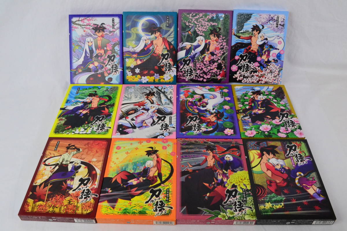 DVD全巻セット☆刀語 1~12巻☆BOX付☆中古品☆西尾維新☆物語 DVD全巻セット☆刀語 1~12巻☆BOX付☆中古品☆西尾維新☆物語