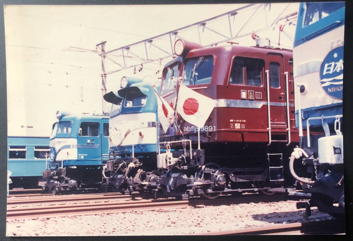 EF58 電気機関車の写真４枚（EF58 61/EF58 89/EF58 138/レトロ/JUNK）_画像5