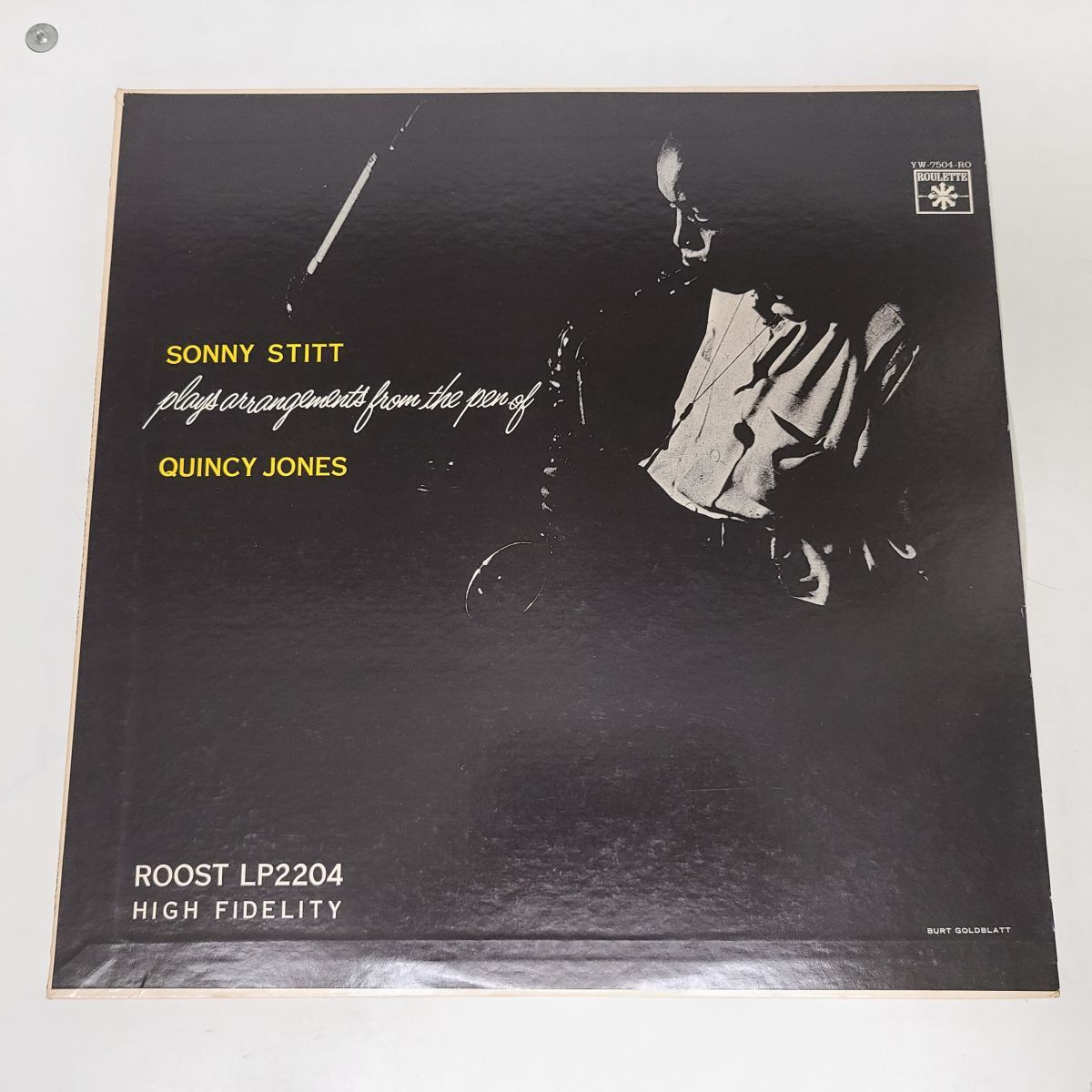 LPレコード / ソニー・スティット　SONNY STITT plays from the pen of QUINCY JONES / YW-7504-RO【M005】_画像1