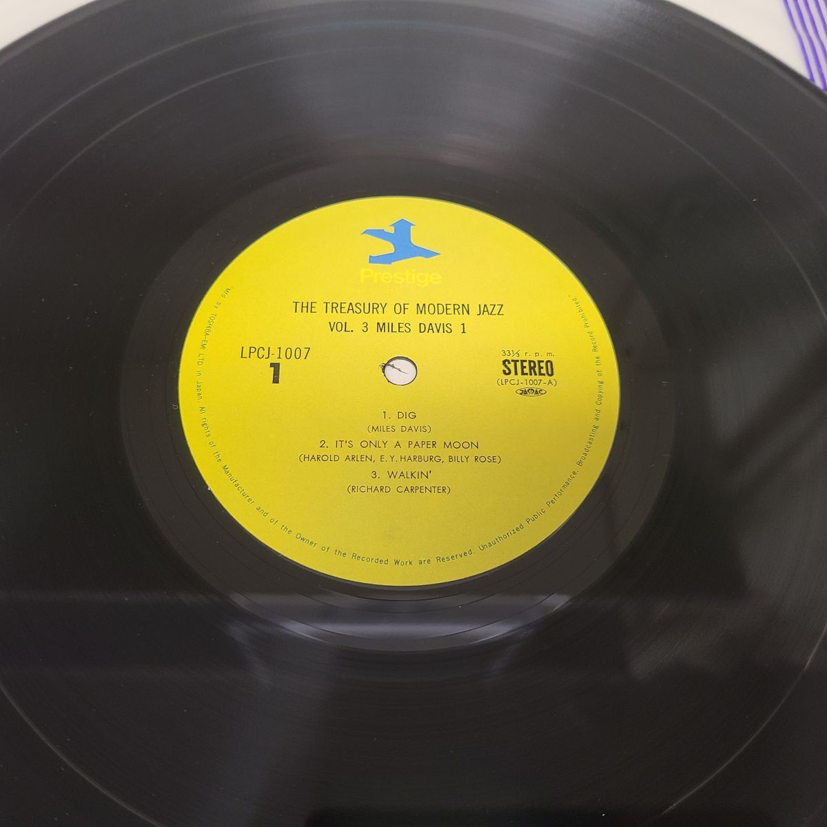 LPレコード / THE TRESURY OF MODERN JAZZ VOL.3　MILES DAVIS ・SONNY STITT / LP BOX 2枚組 / LPCJ-1007~8【M030】_画像8