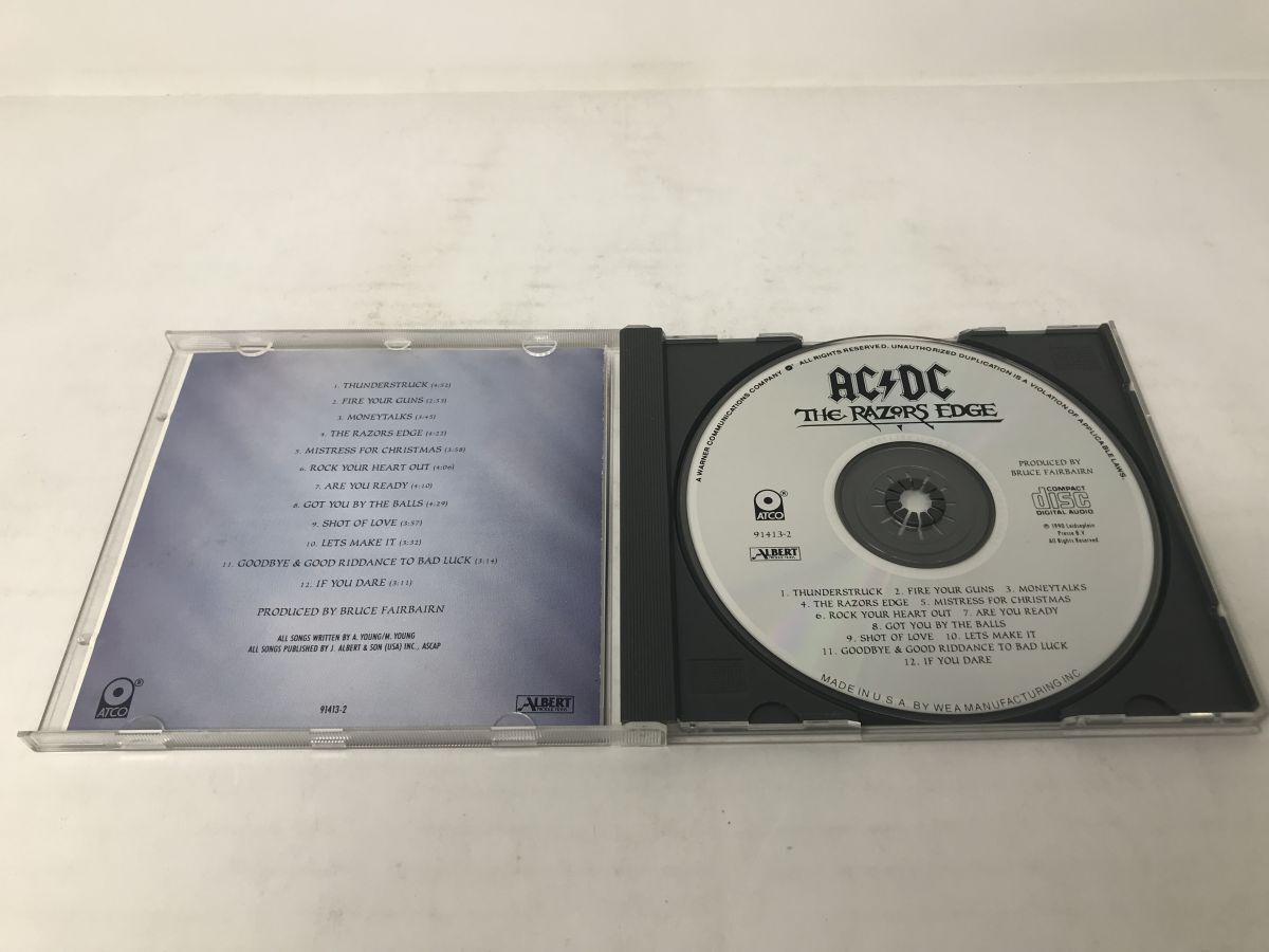 CD/AC DC*THE RAZORS EDGE/AC DC/ATCO RECORDS/791413-2/[M001]