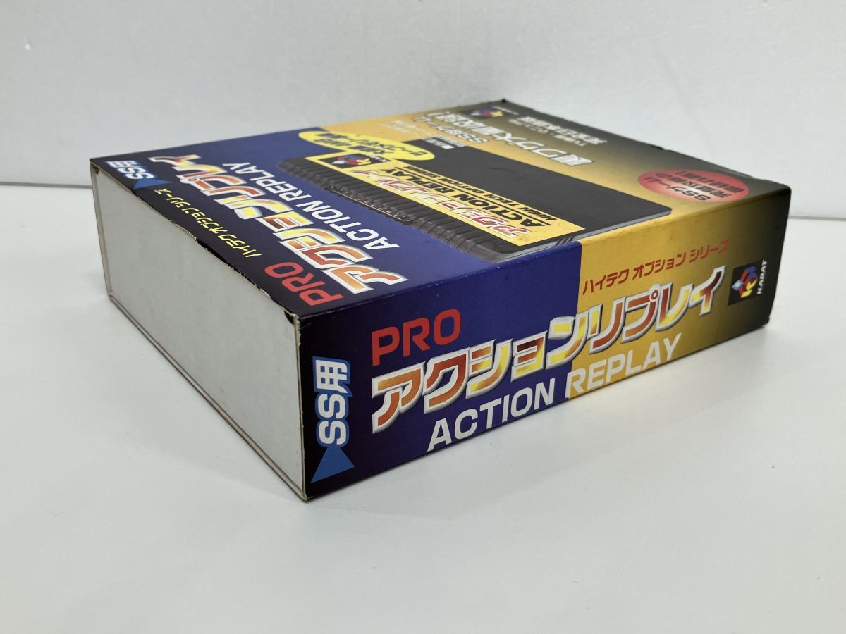 ゲーム周辺機器/ジャンク扱い/PRO ACTION REPLAY アクションリプレイ SS用/取扱説明書付き/カラット/動作未確認/4512323000286【G020】_画像2