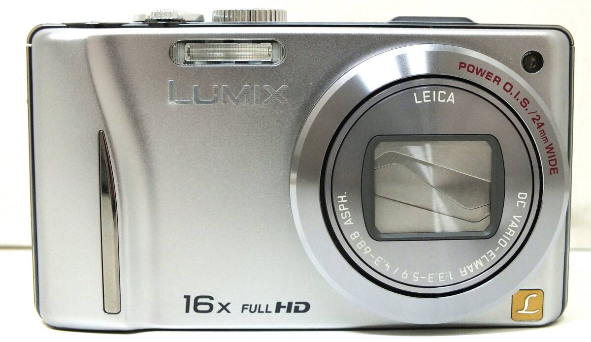 1M Panasonic LUMIX DMC-TZ20 LEICA DC VARIO-ELMAR 1:3.3-5.9 エルマー GPS AVCHD パナソニック ルミックス 動作品 コンデジ 1円スタート_画像3