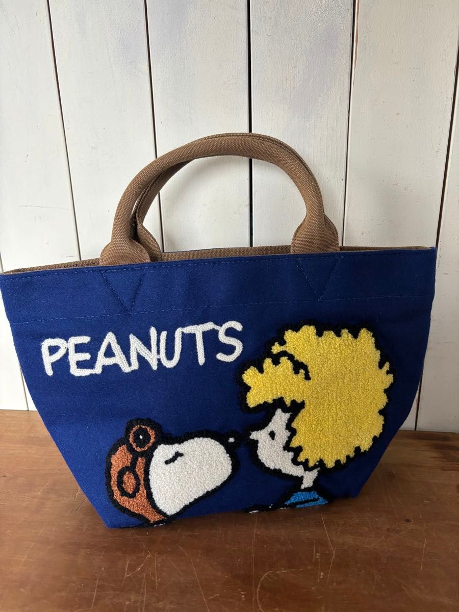 スヌーピー peanuts さがら ランチバッグ トートバッグ SKATER２　未使用品　タグ付き