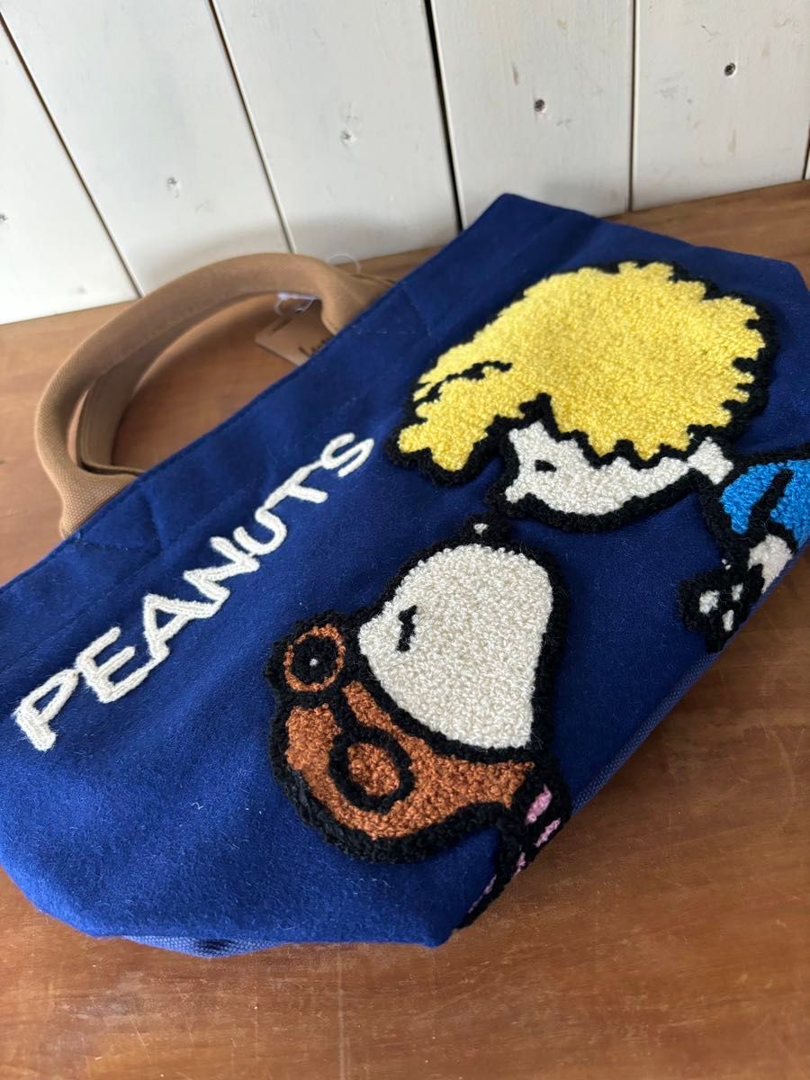 スヌーピー peanuts さがら ランチバッグ トートバッグ SKATER２　未使用品　タグ付き