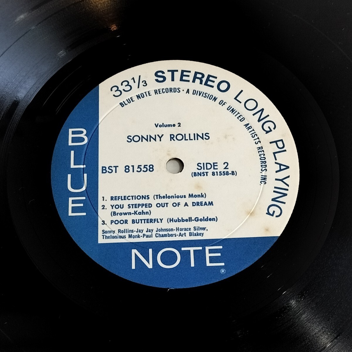 【BLP1558/BST81558】Sonny Rollins Vol. 2 / ソニー・ロリンズ / BLUE NOTE / US盤 / LPの画像8