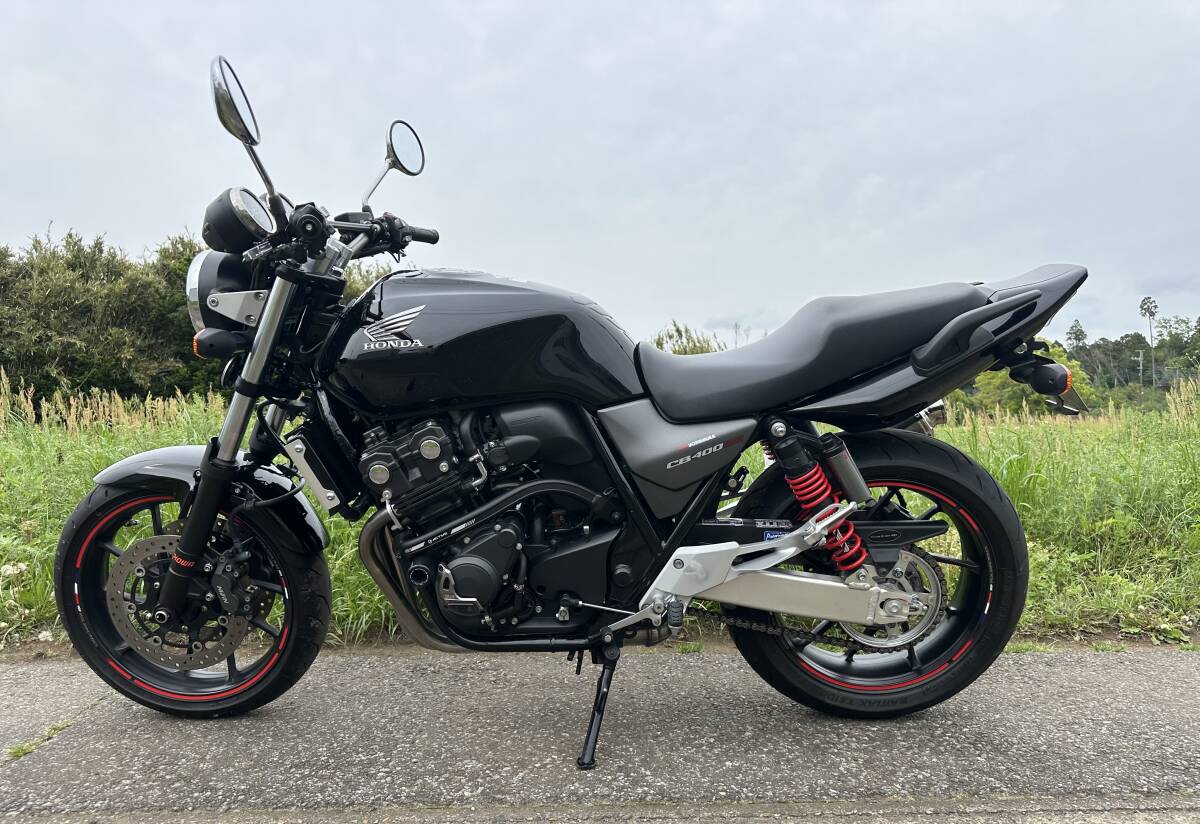 ★千葉県から出品令和3年8月ABSモデルHONDA ホンダ CB400SF-4A HYPER VTEC Revo 2BL-NC42 2年車検,ヨシムラマフラー★走行距離1480Km★ ★_画像6