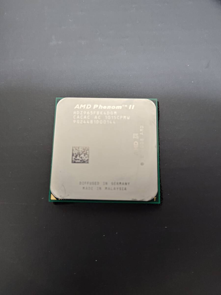 AMD Phenom II X4 965 不動品 純正ファン付き_画像2