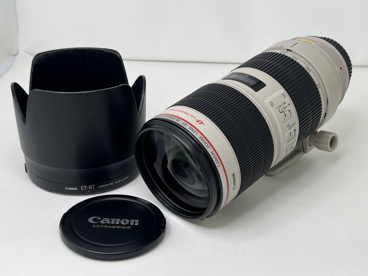 【M22】CANON LENS EF 70-200mm F2.8 LⅡ USM 分解掃除済み レンズ 動作品 中古_画像1