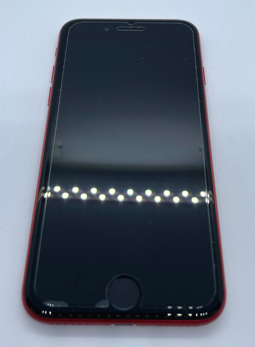 【美品】iPhone SE 第3世代 64GB （PRODUCT）RED SIMフリーバッテリー99%
