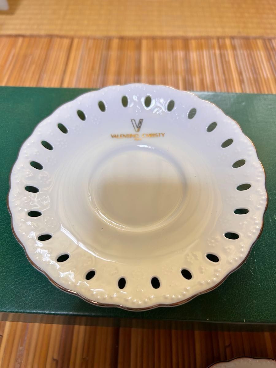 ティーカップ 洋食器 カップ ソーサー 食器　VALENTINO CHRISTY 箱付き　未使用