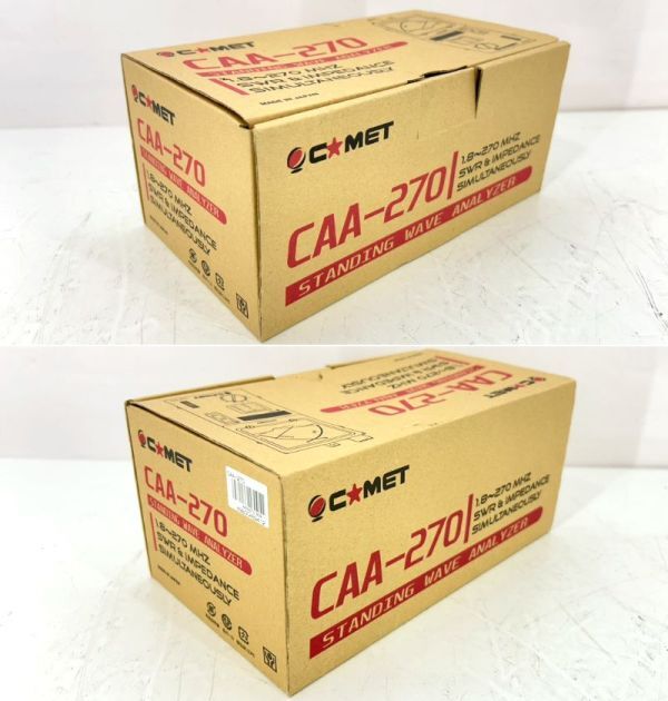 sa☆/【1円スタート】 COMET アンテナアナライザー CAA-270 取説・箱付き 現状品　/DY-2792