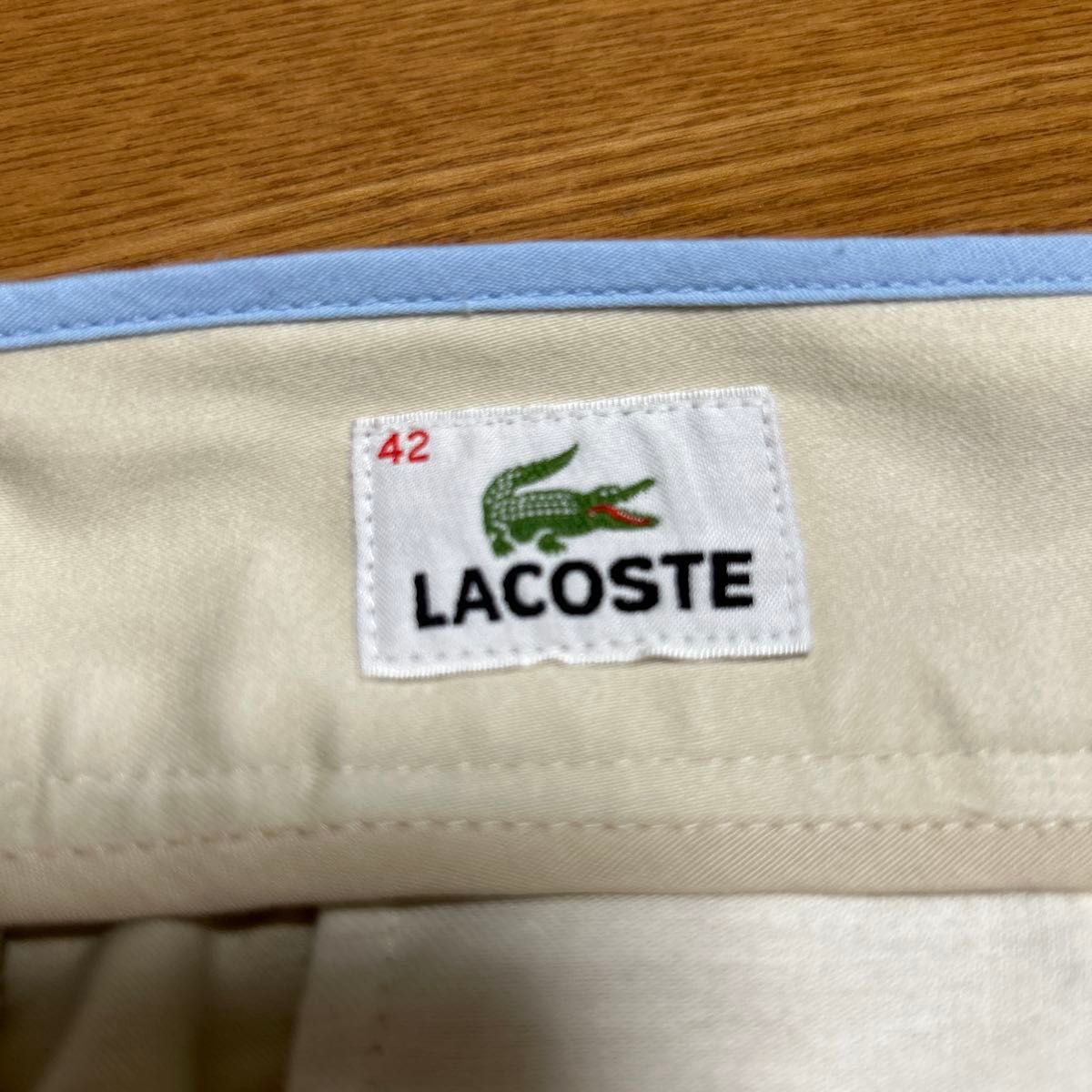 ラコステ　LACOSTE  カジュアルパンツ　アンクル丈　9分丈　春夏　 ストレッチ　 ゴルフパンツ　XL  大きいサイズ