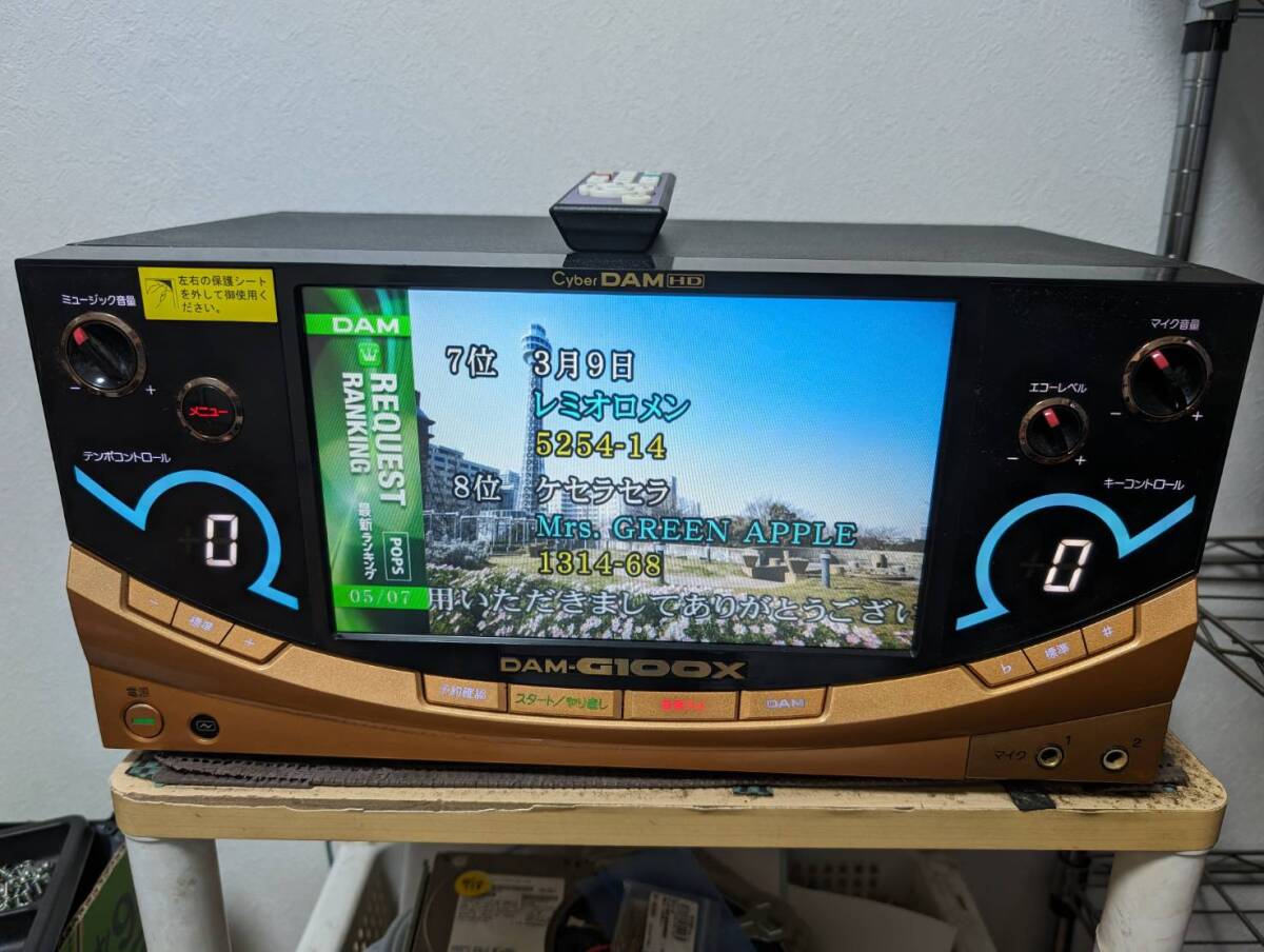 DAM-G100Ⅹ閉局済　最新BBデータ入完動品_画像1