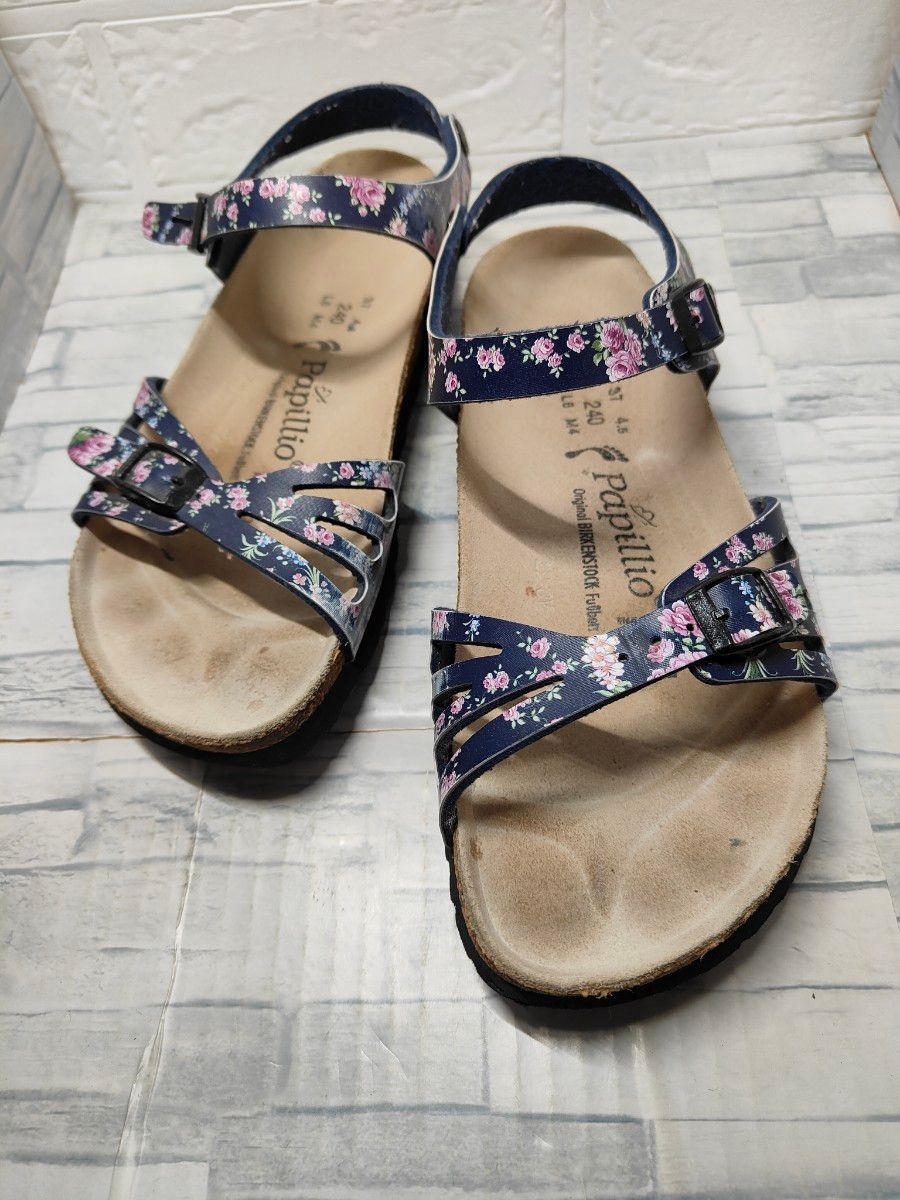 ビルケンシュトック BIRKENSTOCK パピリオ 花柄サンダル