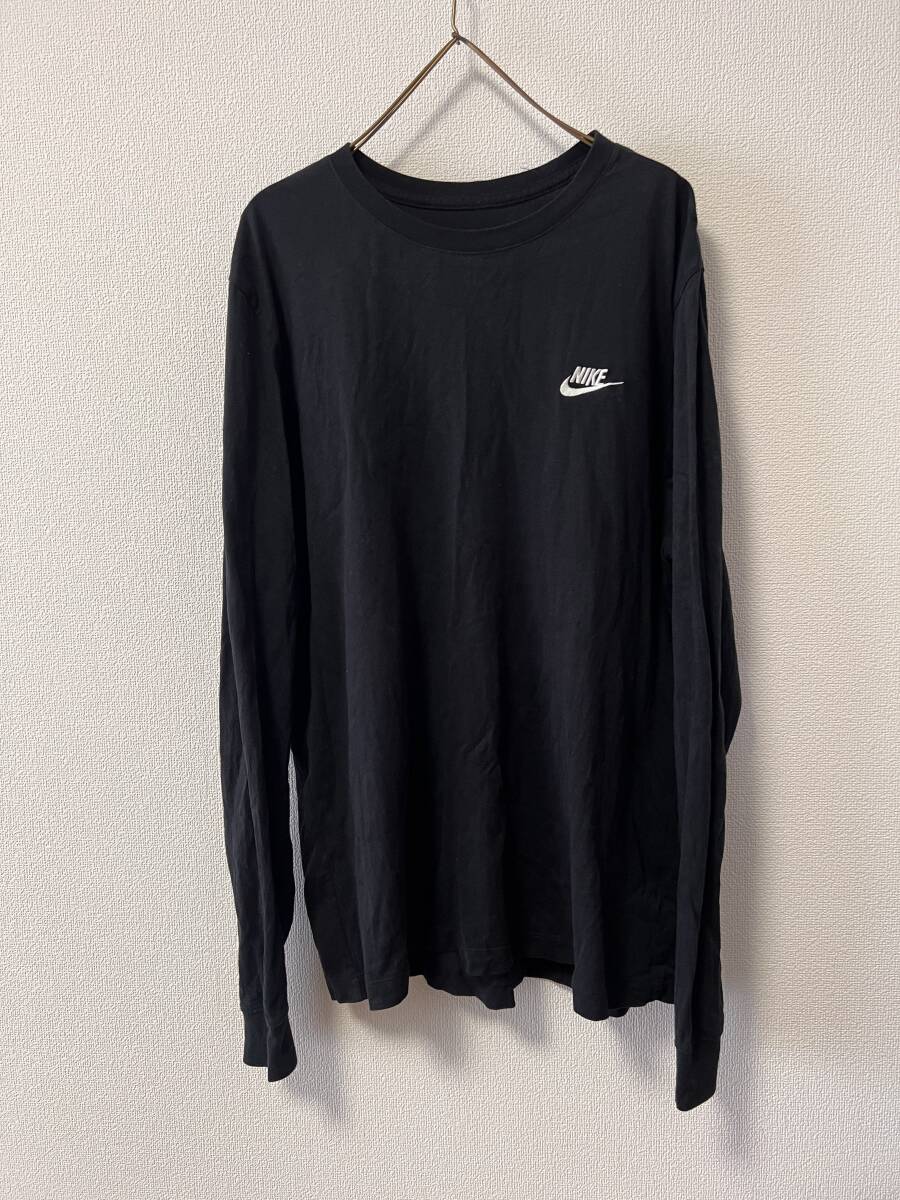 NIKE (ナイキ) 胸ロゴ長袖Tシャツ (XXL)の画像1