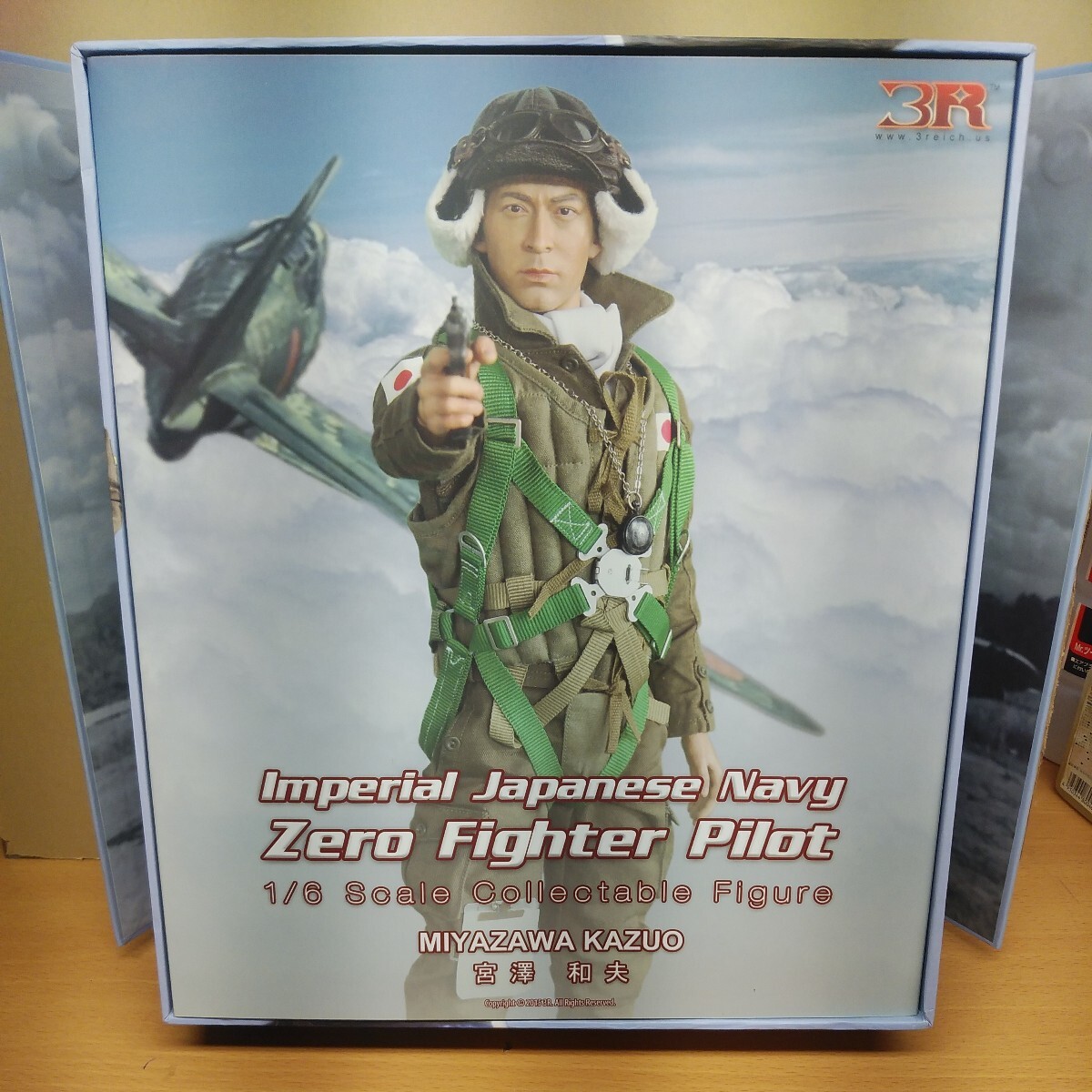 1/6 large Japan . country navy 0 war Pilot .. Kazuo ... Zero 