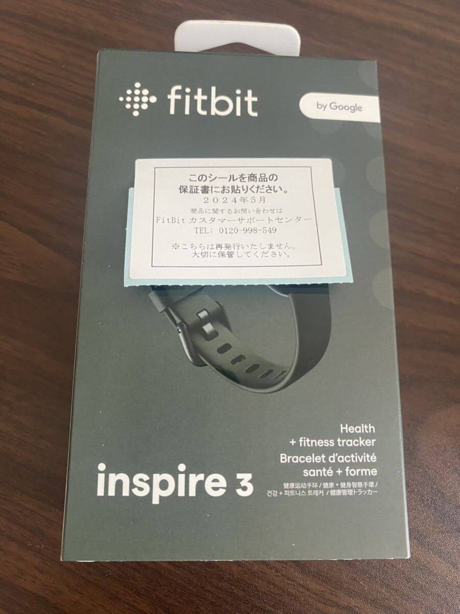 Fitbit Inspire 3 ミッドナイトゼン/ブラック_画像1