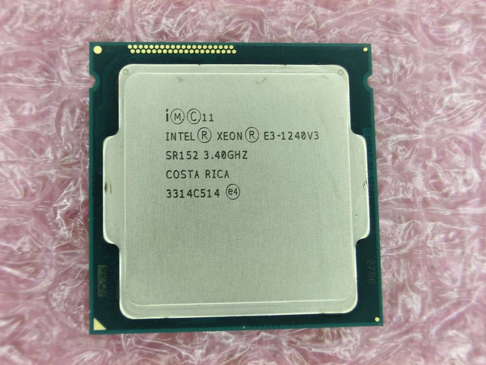 CPU Intel Xeon E3-1240v3 中古動作品