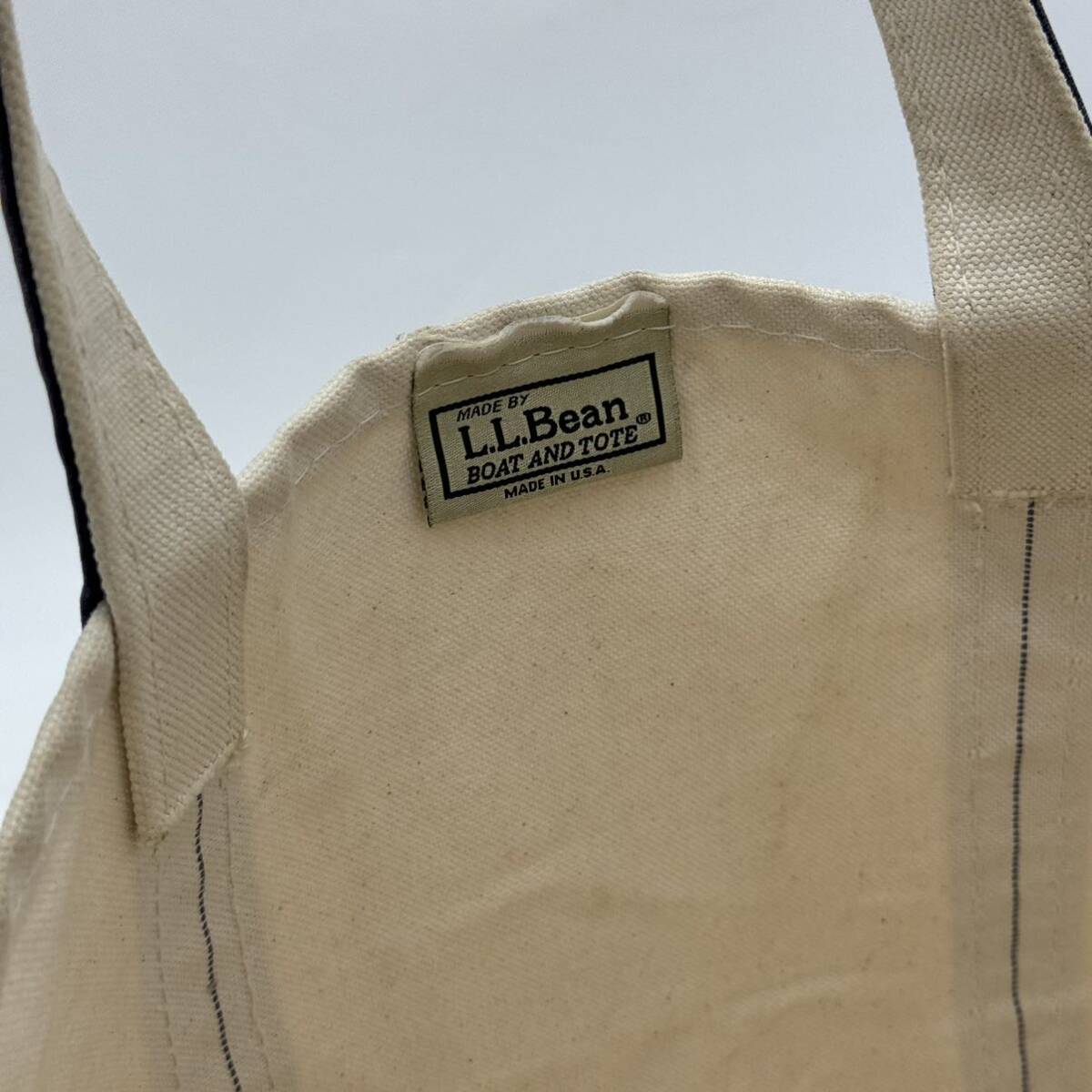 C ☆人気モデル!! '米国製' L.L.Bean エルエルビーン BOAT AND TOTE キャンバス トートバッグ 手提げ ハンドバッグ 男女兼用 カバン USA製の画像8